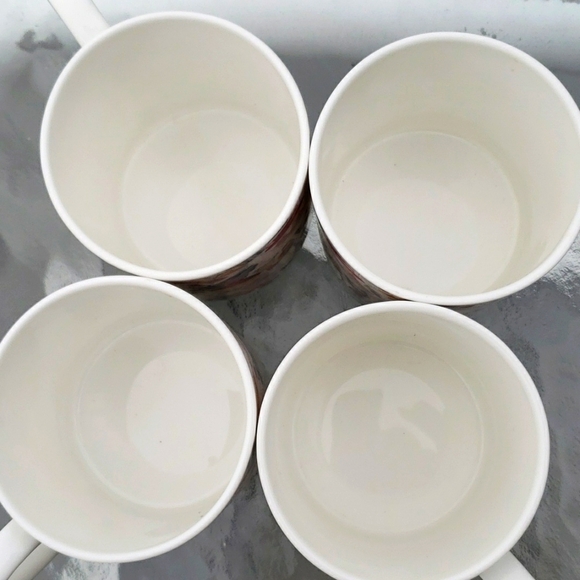 CHRISOPHER VINE Australia PARIS Porcelain Collectible Coffee Mugs, Set of 4 - Picture 13 of 16